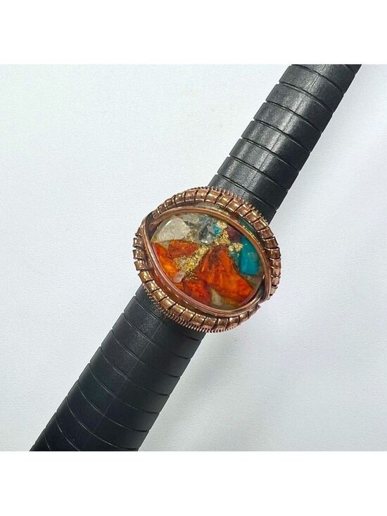 Jewelry - Oyster Copper Vintage Style Ring size 8.25